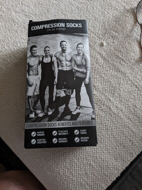 Ladies Compression Socks 15-20 mmHg - 3 Pairs, Support & Recovery